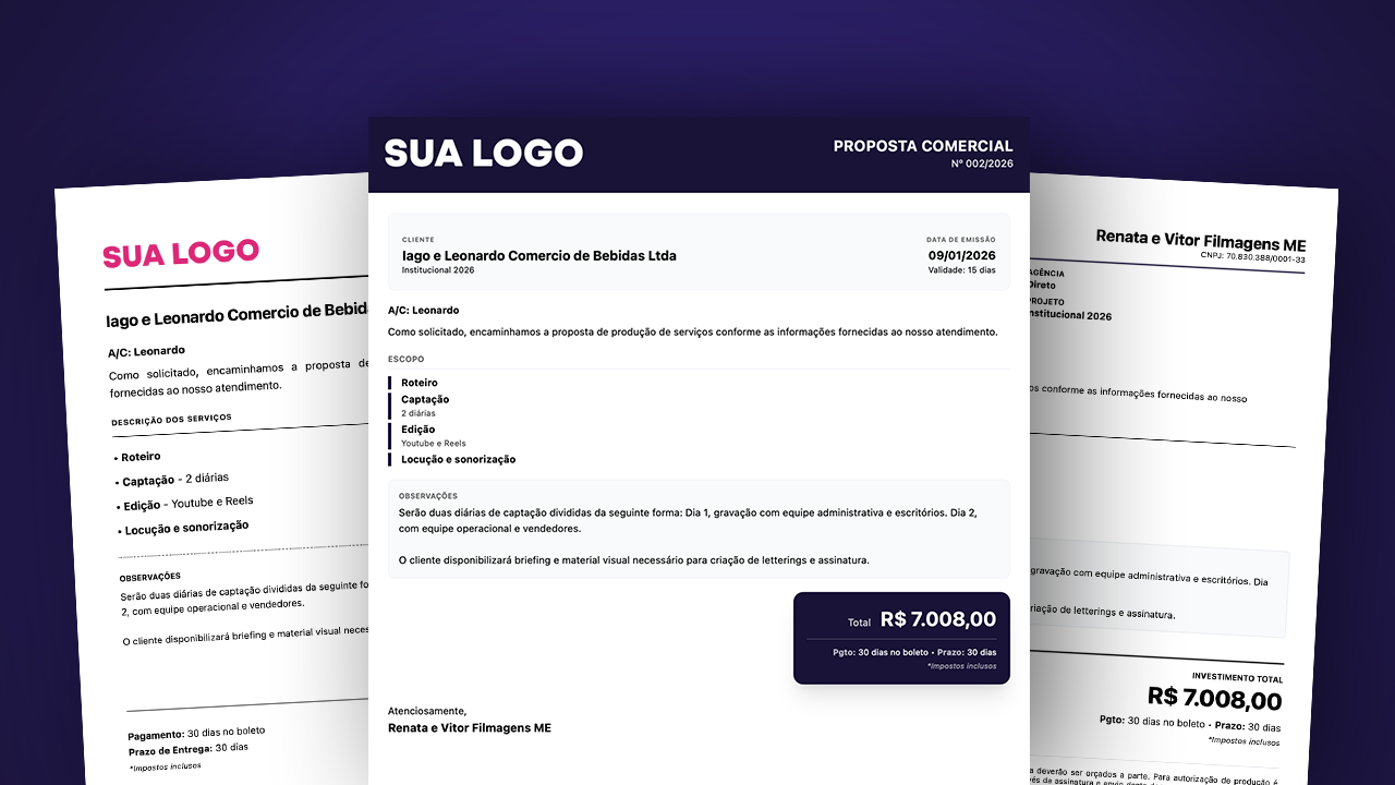 Temas de Proposta Comercial